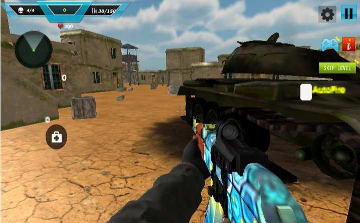 Gun shooting